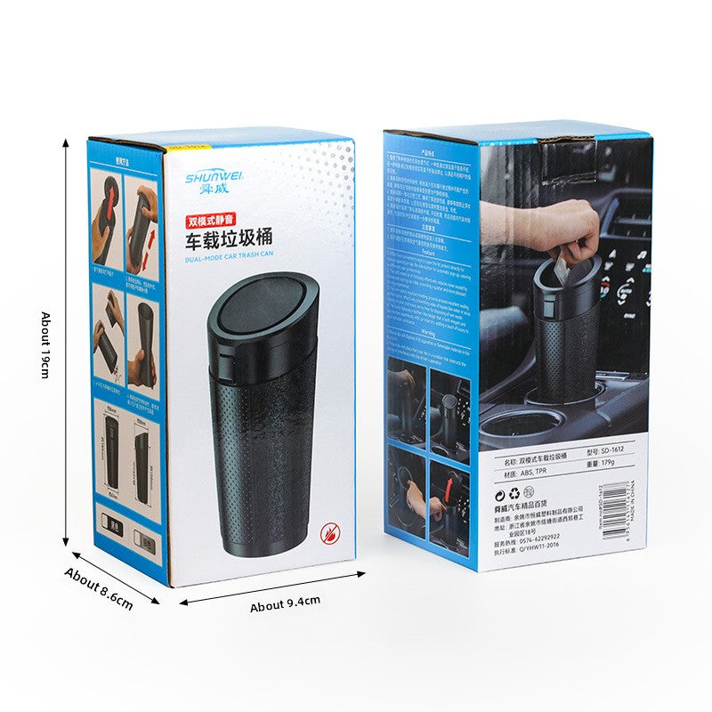 Portable Car Cup Holder Trash Can