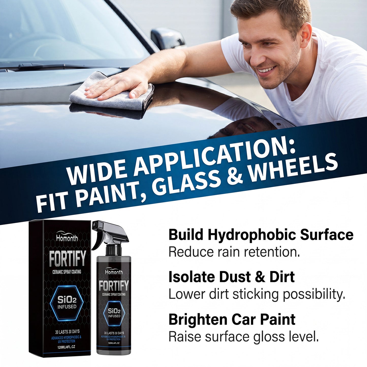Ceramic Spray Coating Car Surface Paint Layer Bright Polishing