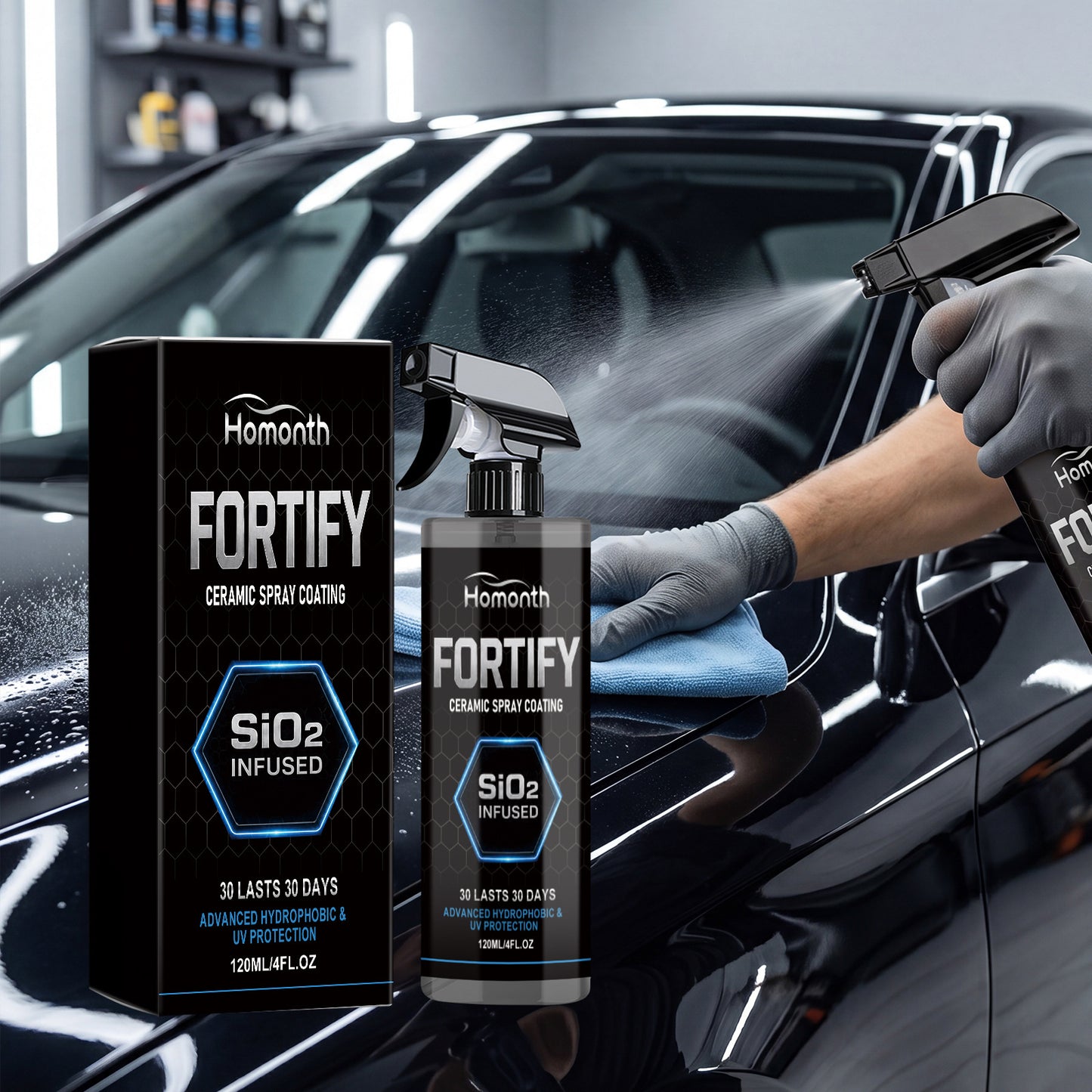 Ceramic Spray Coating Car Surface Paint Layer Bright Polishing